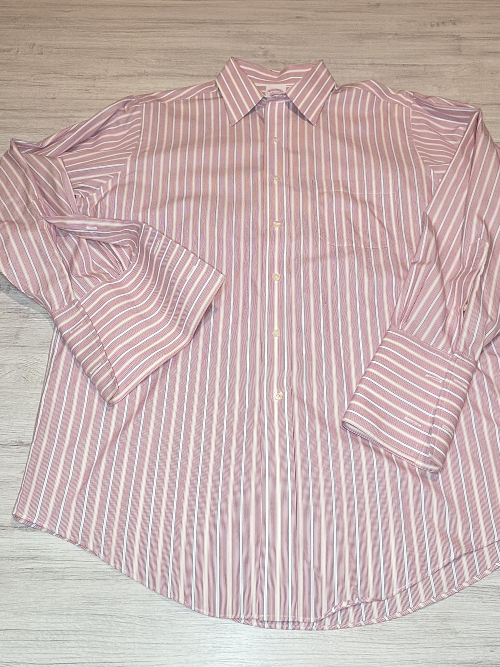 Brooks Brothers Traditional Fit Long Sleeve Button Dress Shirt Men's 15.5-32